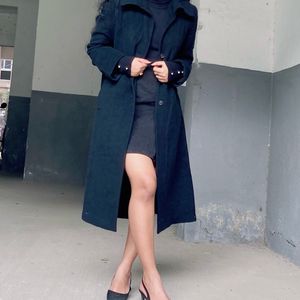 Black Long Coat For Women