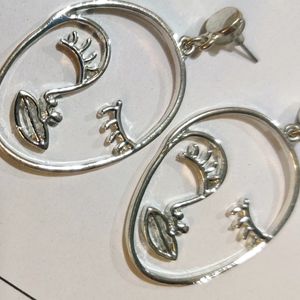 Earrings From London Silver Finish