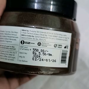 Plum Body Scrub Coffee Wake-a-ccino100%Vegan