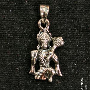 925 Silver Sterling Hanumanji Pendant