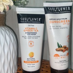 Sunscreen And Facewash Combo