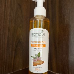 BIOTIQUE ALMOND OIL BODY WASH