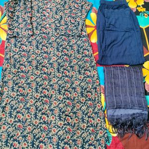 Rayon Kurti Pant Dupatta