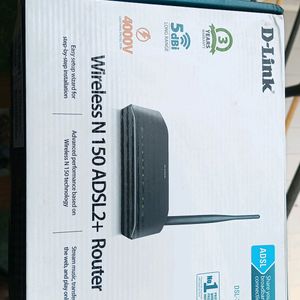 D Link Wireless N 150 ASDL2 Router