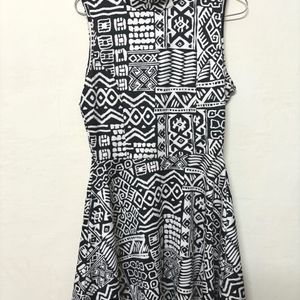 Geometric Print Dress