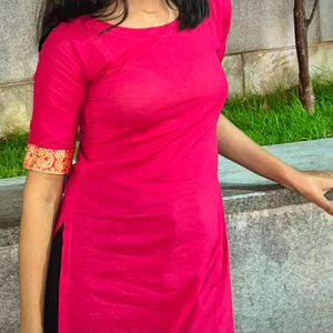 Pink Kurta