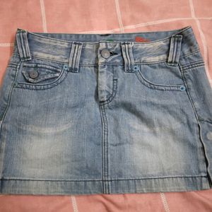 Cute Denim Skirt