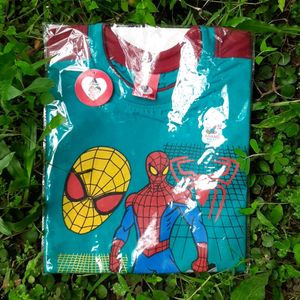 Spiderman Printed Tshirt With Tag