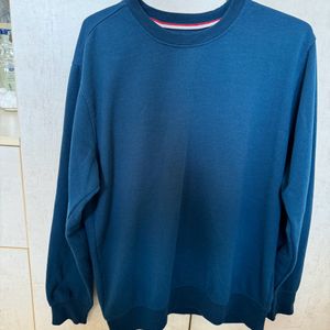 comfy blue oversized sweatshirt