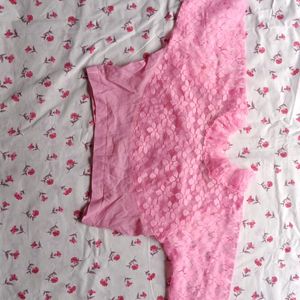 Net Pink Blouse