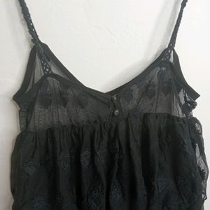 Black Casual Camisoles (Girl' s)