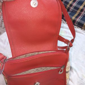 Red Sling Bag