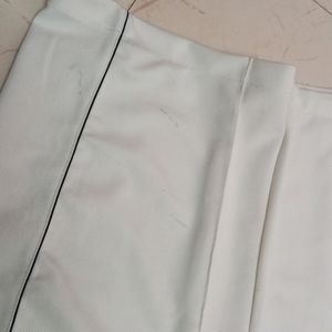 White Track Pant