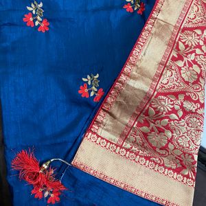 Pure Chanderi Silk Saree