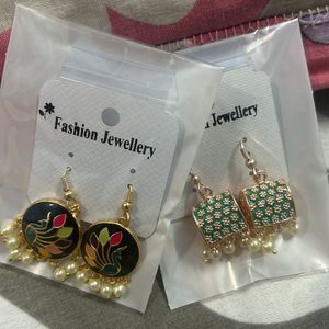 2 Pairs Of Earrings