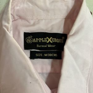 Men Pink Formal Shirt