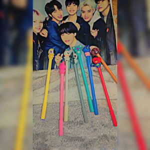 BTS BT21 blue Gel Pens