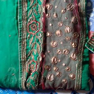 Heavy Worked Saree For Wedding.