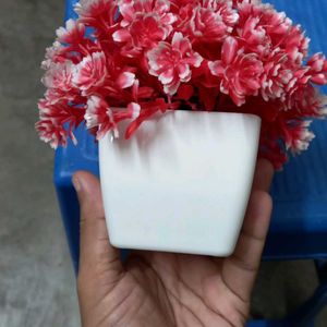 Artificial Flower With Pot