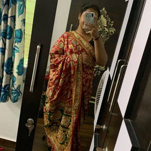 Heavy Work Saree For Wedding ❤️