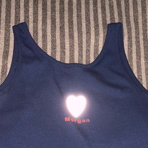 cut selves top with reflection heart