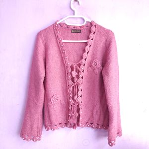 Pink Knitted Sweater