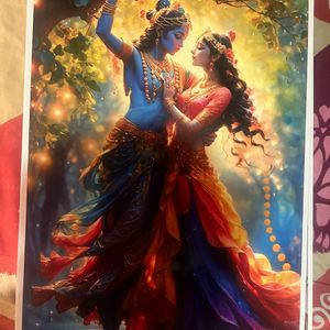 Combo Set & Radha Krishna Painting 🕉️