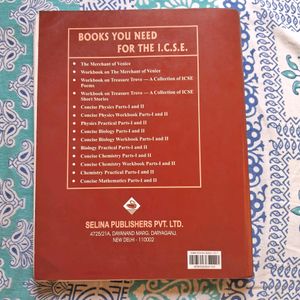 ICSE SELINA CONCISE BIOLOGY FOR CLASS 10 TEXTBOOK