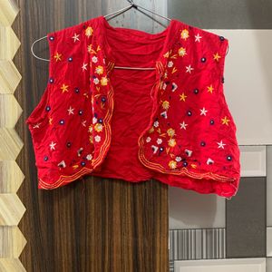 New Kurti Set With Jacket