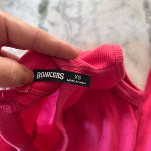 Bonkers Corner Hot Pink 2 In 1 Bodysuit 🎀💕