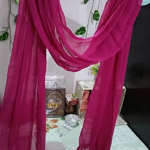 Dark Pink Dupatta