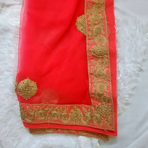 Magenta Bridal Lehenga Set With Dupatta