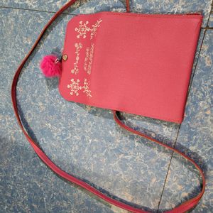 30₹ Off Beautiful Pink Colour Sling Bag