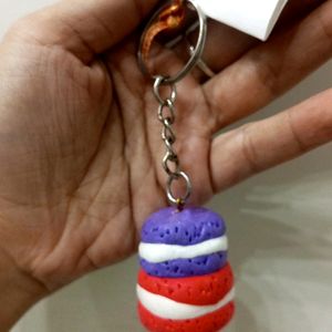 Handmade Cake Keychain