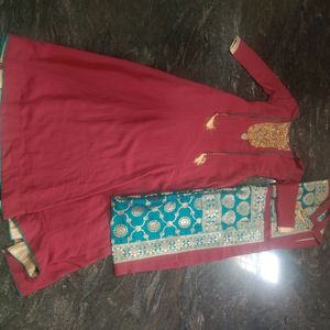 Anarkali Dress With Dupatta