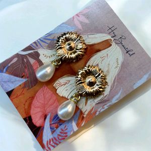 New Korean Metallic Earrings