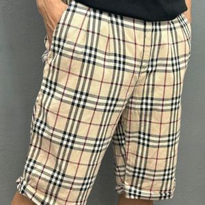 burberry plaid shorts