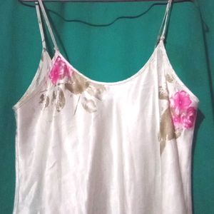 Unisex Satin Floral Slip