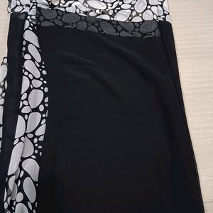 Black And White Saree