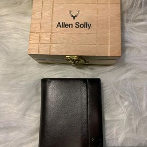 Allen Solly Burley black with classic Wallet