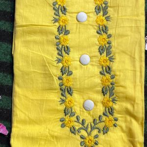 Cotton Suit With Dupatta