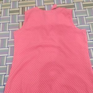 Pink Colour Formal Top