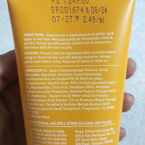 Dot&Key Vitamin C+E Super Bright Gel Face Wash