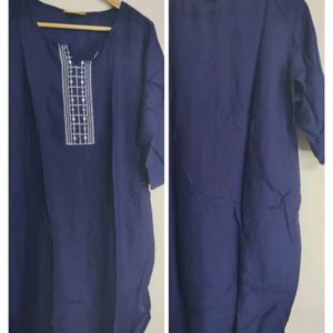 Navy Blue Kurta