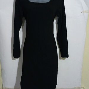 BEAUTIFUL MIDI BLACK DRESS