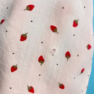 Strawberry Print Cute Shirt