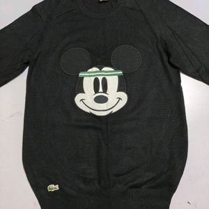 LACOSTE MEN'S CREW NECK DISNEY MICKEY sweater