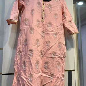 Peach Kurti