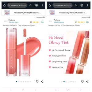 Peripera Ink Mood Glowy Tint 02 Coral Influencer