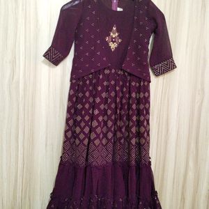 Girls Dress With Jacket And Duppatta